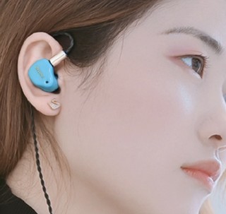 Jaben 水黄鹂HiFi版 入耳式挂耳式有线耳机 翠冷 3.5mm