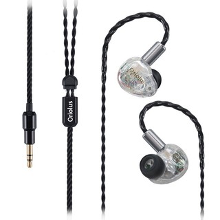 Jaben 水黄鹂HiFi版 入耳式挂耳式有线耳机 素霜 3.5mm