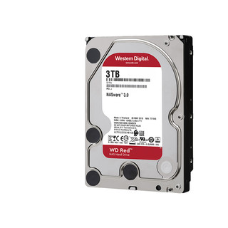 Western Digital 西部数据 红盘系列 3.5英寸 台式机硬盘 3TB（PMR、5400rpm、64MB）WD30EFRX