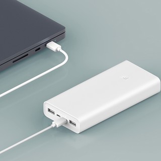 Xiaomi 小米 PLM18ZM 移动电源 白色 20000mAh Type-C/Micro-B 18W双向快充