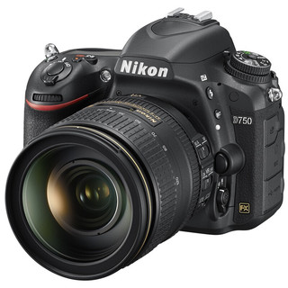 Nikon 尼康 D750 全画幅 数码单反相机 黑色 24-120mm F4G ED VR 变焦镜头+50mm F1.8G 定焦镜头 双镜头套机