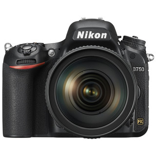 Nikon 尼康 D750 全画幅 数码单反相机 黑色 24-120mm F4G ED VR 变焦镜头+50mm F1.8G 定焦镜头 双镜头套机