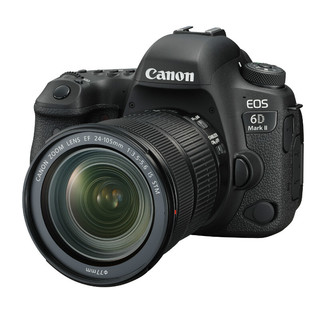 Canon 佳能 EOS 6D Mark II 全画幅 数码单反相机 黑色 EF 24-105mm F3.5 IS STM 变焦镜头 单镜头套机