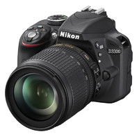 Nikon 尼康 D3300 APS-C画幅 数码单反相机 黑色 18-105mm F3.5G ED VR 单镜头套机