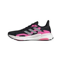 adidas 阿迪达斯 SOLAR BOOST 3 W 女子跑鞋 FY0304 黑玫红银灰 37