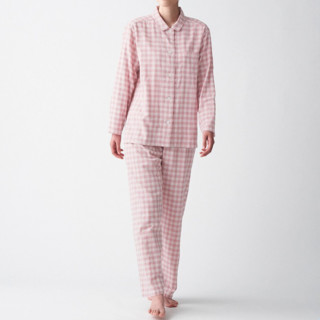 MUJI 无印良品 女士睡衣套装 FDA20C0A 粉红色 L-XL