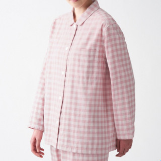 MUJI 无印良品 女士睡衣套装 FDA20C0A 粉红色 L-XL