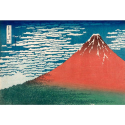 葛饰北斋浮世绘名作复刻版画 凯风快晴40x54cm多少钱 什么值得买