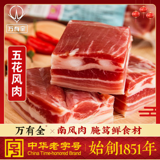 万有全咸肉五花肉上海南风肉腊肉腌肉腌笃鲜老字号特产咸猪肉450g