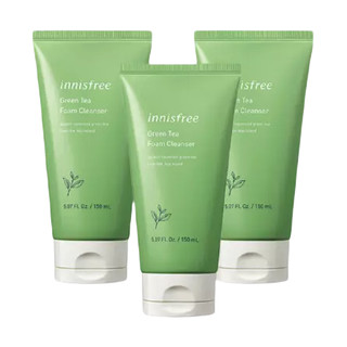 innisfree 悦诗风吟 绿茶精萃保湿洁面乳 150ml*3