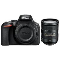 Nikon 尼康 D5600 APS-C画幅 数码单反相机 黑色 AF-S DX 18-200mm F3.5 G ED VR II 变焦镜头 单镜头套机