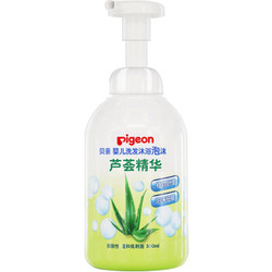 0Pigeon 贝亲 芦荟精华 婴儿洗发沐浴二合一 500ml