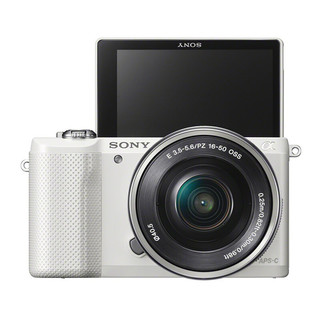 SONY 索尼 Alpha 5000L APS-C画幅 微单相机 白色 E PZ 16-50mm F3.5 OSS 变焦镜头 单头套机