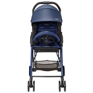康贝（Combi）婴儿推车可坐可躺轻便折叠伞车高景观 F2 plus Vivid 724264蓝色
