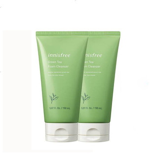 innisfree 悦诗风吟 绿茶精萃保湿洁面乳 150ml*2