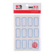 M&G 晨光 YT-15 蓝框自粘性标签贴纸 120枚
