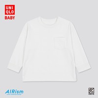 UNIQLO 优衣库 婴幼儿AIRism防紫外线圆领T恤 433126