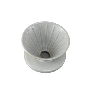 出极 陶瓷咖啡滤杯 茶白色
