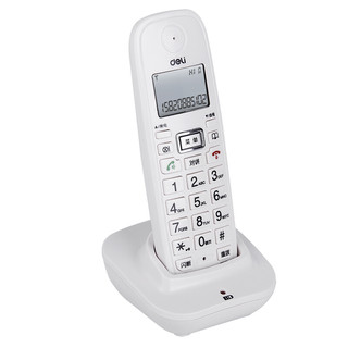 deli 得力 HWDCD6238(8)P/TSD 电话机 白色