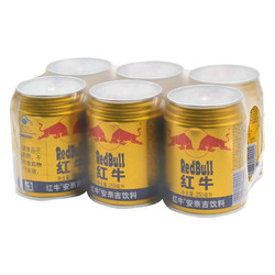 Red Bull  红牛  功能饮料  250ml*6罐