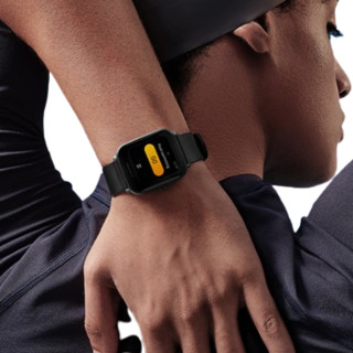 AMAZFIT 跃我 Pop 智能手表 40.9mm 炭黑表盘 炭黑硅胶表带（血氧、NFC）