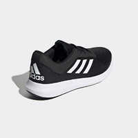 adidas 阿迪达斯 Coreracer 男子跑鞋 FX3581 黑色/白色 42