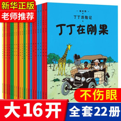 丁丁历险记（大开本全套22册，中国少年儿童出版社）