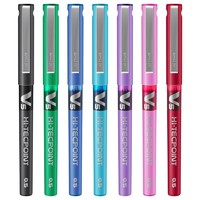 百乐（PILOT）BX-V5直液式走珠笔 0.5mm针管中性笔水笔 学生用笔办公会计签字笔 多色可选