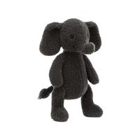 jELLYCAT 邦尼兔 超柔软系列 ALL2E 艾伦比大象毛绒玩具 深灰色 35cm