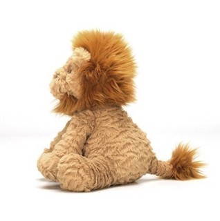 jELLYCAT 邦尼兔 Fuddlewuddle系列 FW6LN 波浪毛狮子毛绒玩具 褐色 44cm