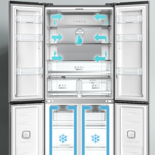 Hisense 海信 食神系列 BCD-450WMK1DPUJ 风冷十字对开门冰箱 450L
