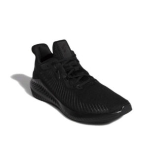 adidas 阿迪达斯 Alpha Bounce 3 男子跑鞋 EG1391 黑色/六度灰 41