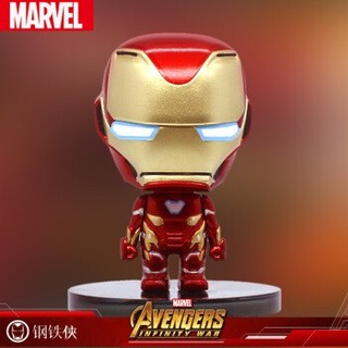 MARVEL 漫威 车载卡通摆件 复仇者联盟手办 7CM