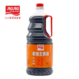 加加 酱油 老抽王1.9L 家用酱油大瓶装调料