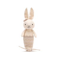jELLYCAT 邦尼兔 美人鱼兔子毛绒玩具 乳白色 22cm
