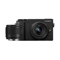 Panasonic 松下 LUMIX GX9 M4/3画幅 微单相机 黑色 12-32mm F3.5 ASPH 变焦镜头+25mm F1.7 定焦镜头 双头套机