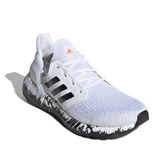 adidas 阿迪达斯 Ultra Boost 20 W 女子跑鞋 EG1370 亮白/1号黑色/信号珊瑚粉 39