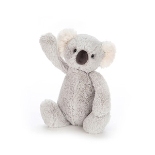 jELLYCAT 邦尼兔 害羞系列 BAS3KA 害羞树袋熊毛绒/玩具 浅灰色 18cm