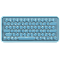 RAPOO 雷柏 ralemo Pre 5 79键 2.4G蓝牙 多模无线机械键盘 知性蓝 雷柏青轴 单光