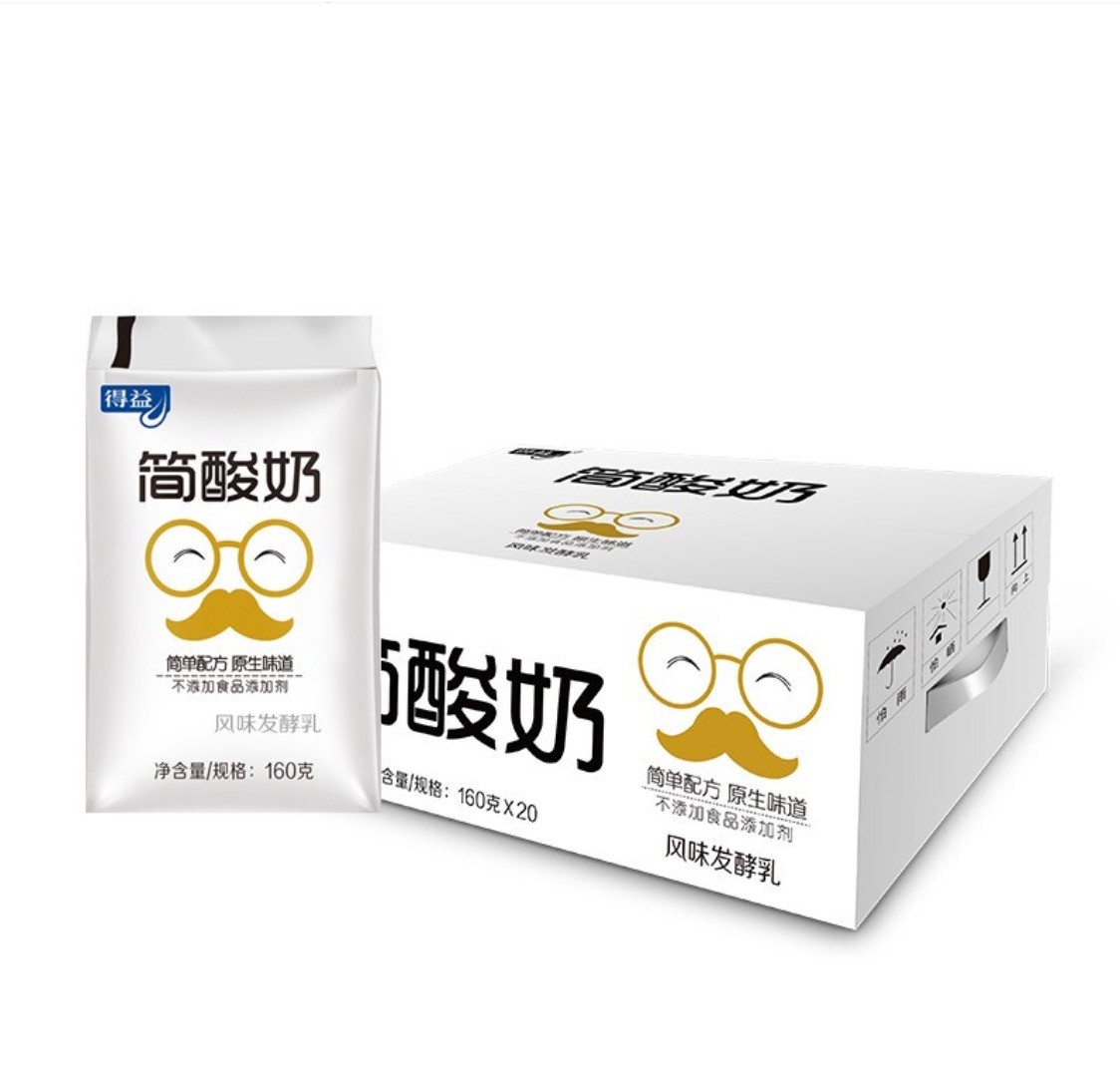 得益 简酸奶 160g*20袋