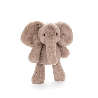 jELLYCAT 邦尼兔 超柔软系列 SMG2EL Smudge小象毛绒玩具 棕色 34cm