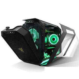 RAZER 雷蛇 Cube RGB ITX水冷机箱 半侧透 黑色