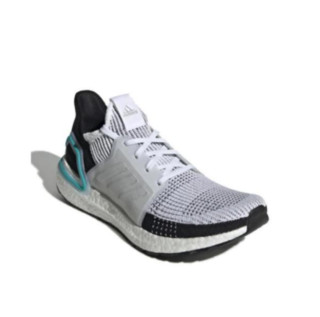 adidas 阿迪达斯 UltraBOOST 19 m 男子跑鞋 G54012 白色/白色/学院蓝 40