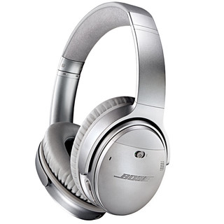 BOSE 博士 QuietComfort 35 耳罩式头戴式降噪蓝牙耳机 银色