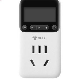 BULL 公牛 GND-1 电子定时器式插座 250V 白色