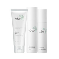 AOEO 护肤套装 (七叶树舒缓平衡爽肤水100ml+龙舌兰保湿平衡乳液48ml+山茶花氨基酸洁面乳100ml)