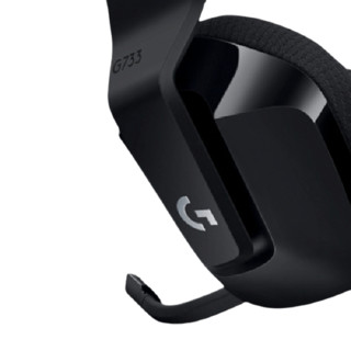 logitech 罗技 G733 耳罩式头戴式无线耳机 黑色