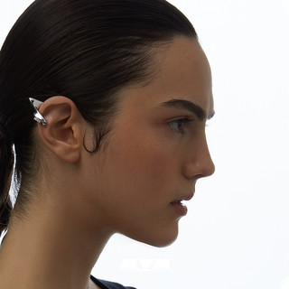 KVK 2021年新款小织线流动耳挂小众设计感无耳洞耳夹气质简约耳饰 耳夹D款