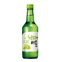 Jinro 真露 韩国烧酒13°青葡萄味 360ml*20瓶整箱装 微醺果味酒 年货送礼