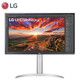 PLUS会员：LG 乐金 27UP850-W 27英寸显示器（3840×2160、60Hz、5ms）